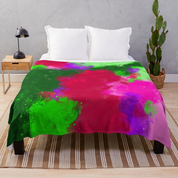Item preview, Leaning Towards Green - Violet Magenta Abstract designed and sold by Joey Santiago.