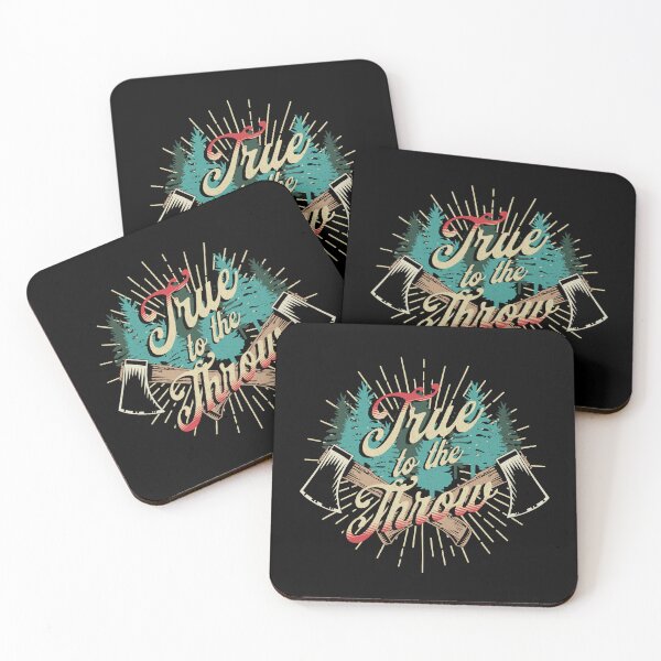 Item preview, Axe Throwing Lover Quote True To The Throw designed and sold by onthemovedesign.
