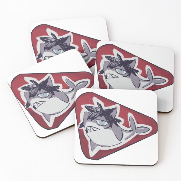 Item preview, Wriothesley Shark Sticker designed and sold by DandeeLionWish.