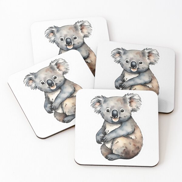Item preview, Koala Sticker Style Watercolor designed and sold by LDJBlank.