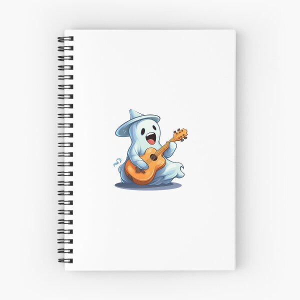 Item preview, Singing Happy Halloween Mariachi Ghost Playing Guitar designed and sold by TheCreativeStag.