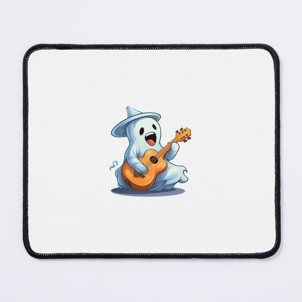 Item preview, Singing Happy Halloween Mariachi Ghost Playing Guitar designed and sold by TheCreativeStag.