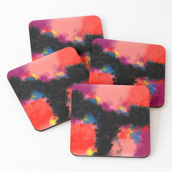Item preview, Crushing Color - Red Abstract Art designed and sold by Joey Santiago.
