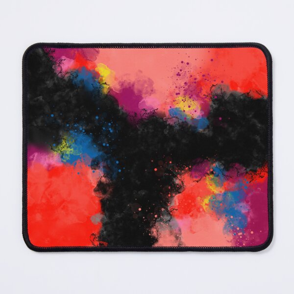 Item preview, Crushing Color - Red Abstract Art designed and sold by Joey Santiago.