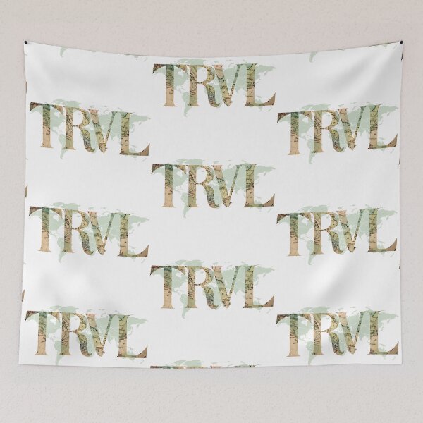 Item preview, TRVL Map designed and sold by LoveGraceValor.