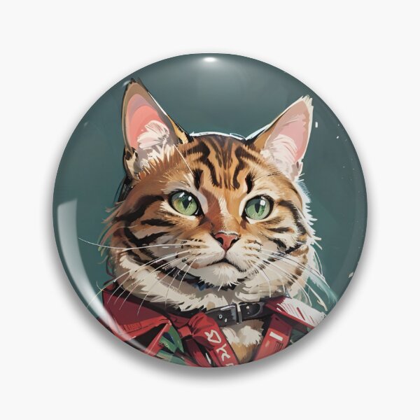 Item preview, Cool Ginger Tabby in Festive Patterned Christmas Jacket designed and sold by TunnandBloom.