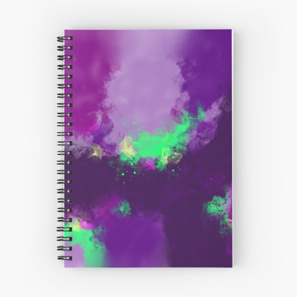 Item preview, Violet Rays - Purple Green Abstract Art designed and sold by Joey Santiago.