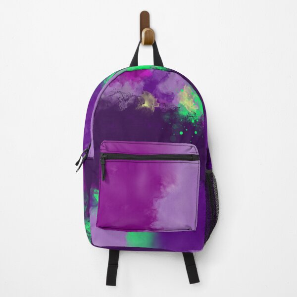 Item preview, Violet Rays - Purple Green Abstract Art designed and sold by Joey Santiago.