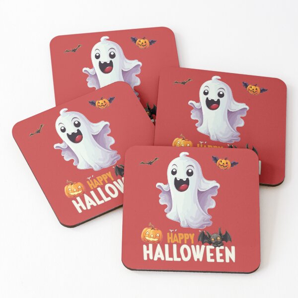 Item preview, Happy Halloween Ghost T-Shirt designed and sold by FunChronicle.