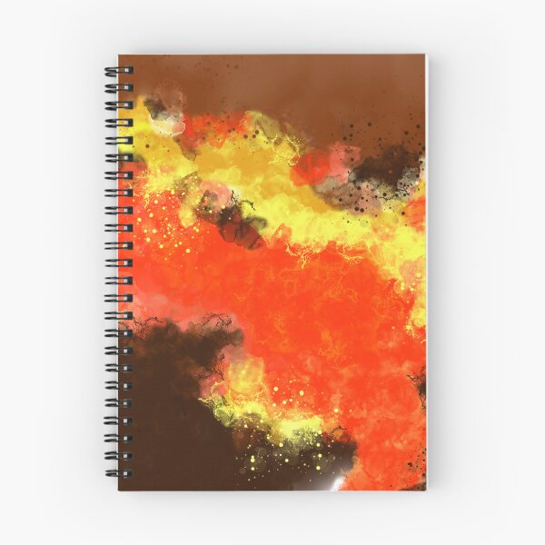 Item preview, Hot Lava - Orange Yellow Abstract Art designed and sold by Joey Santiago.