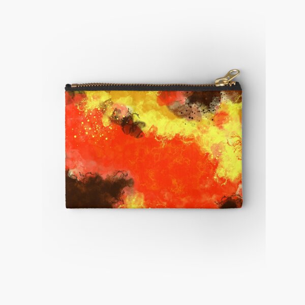 Item preview, Hot Lava - Orange Yellow Abstract Art designed and sold by Joey Santiago.