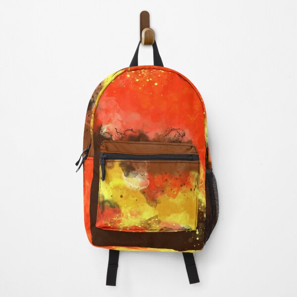Item preview, Hot Lava - Orange Yellow Abstract Art designed and sold by Joey Santiago.