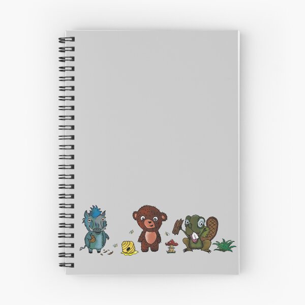 Artikelvorschau, Crazy Forest Animal Gang Wildschwein, Bär und Biber entworfen und verkauft von creativevoid.
