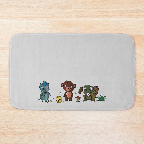 Item preview, Crazy Forest Animal Gang Boar, Bear and Beaver designed and sold by creativevoid.