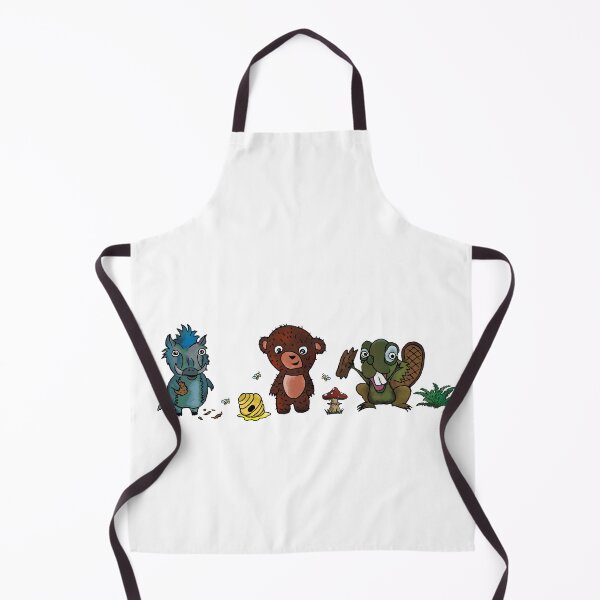 Item preview, Crazy Forest Animal Gang Boar, Bear and Beaver designed and sold by creativevoid.
