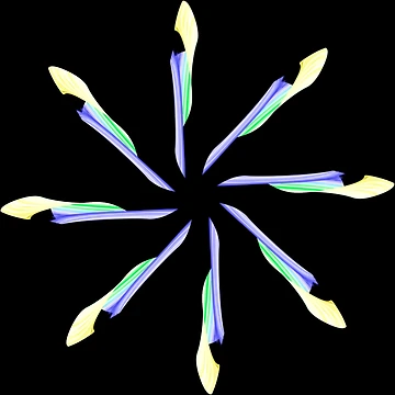 Artwork thumbnail, Blue Star by Meo Design