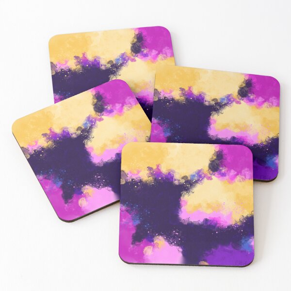 Item preview, Blue Burns Orange - Blue Orange Violet Abstract designed and sold by Joey Santiago.