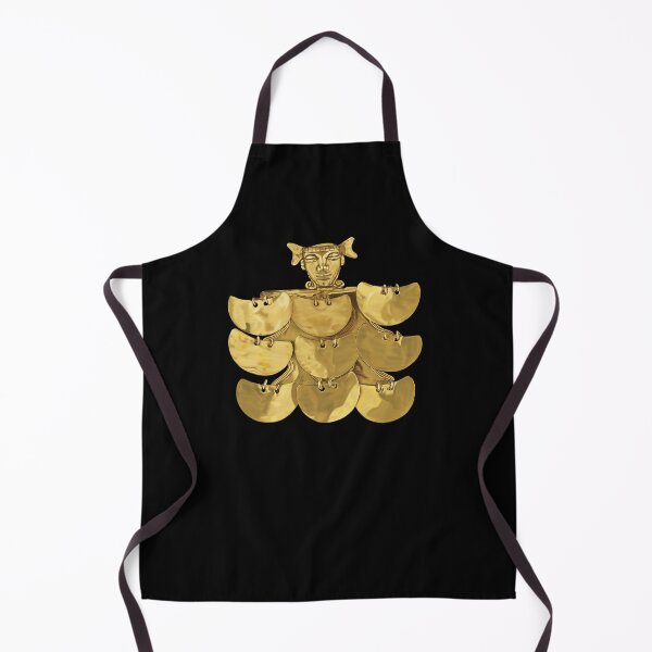 Item preview, Prehispanic Treasure Poster - Anthropomorphic Gold Pendant - (500 BC - 700 AD) - Archaeological Discovery designed and sold by Carola-art.