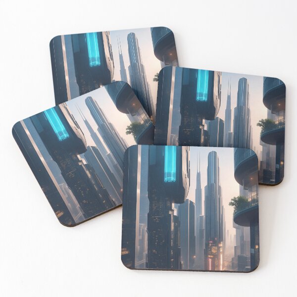 Item preview, future city designed and sold by etjcavas.