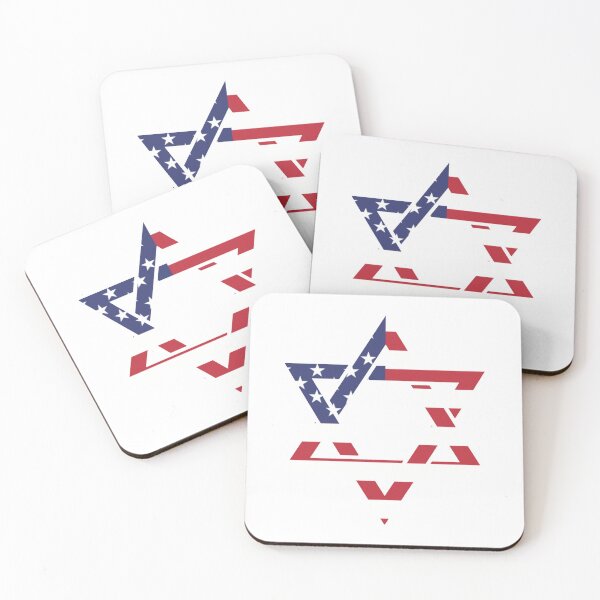 Item preview, I Stand with Israeli - Red white and Blue Stars and Stripes  designed and sold by RoninWorkshop.