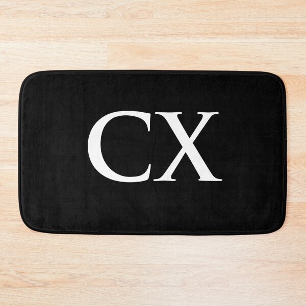 Item preview, Number 110 Roman Numeral CX Black and White designed and sold by NECHSTORE.