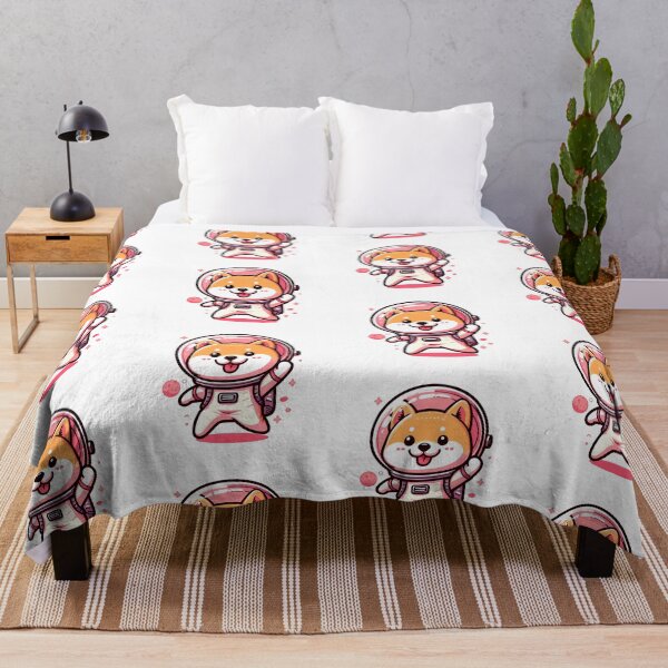 Item preview, Cute Pink Astronaut Shiba Inu designed and sold by Lyssarien.