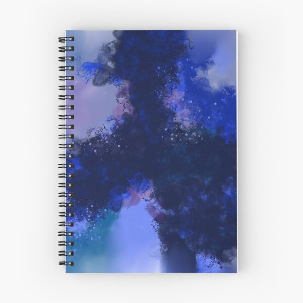 Item preview, Blue Nitro - Blue Monochrome Abstract Art designed and sold by Joey Santiago.