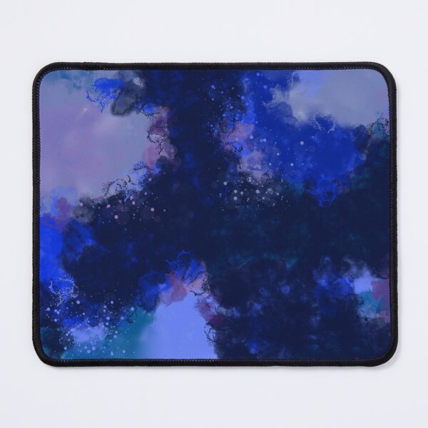 Item preview, Blue Nitro - Blue Monochrome Abstract Art designed and sold by Joey Santiago.