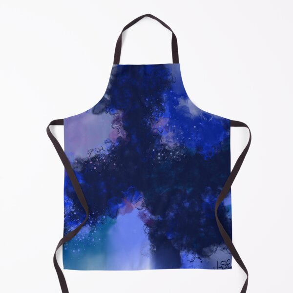 Item preview, Blue Nitro - Blue Monochrome Abstract Art designed and sold by Joey Santiago.