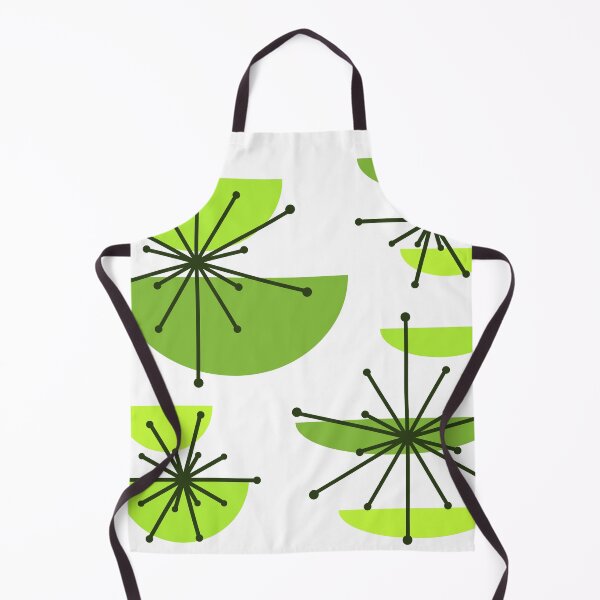 Item preview, Midcentury Art Bowls Starbursts Chartreuse designed and sold by thepixelgarden.