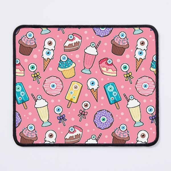 Item preview, Eyeball Desserts Pattern (Pink) designed and sold by aliasblackbird.