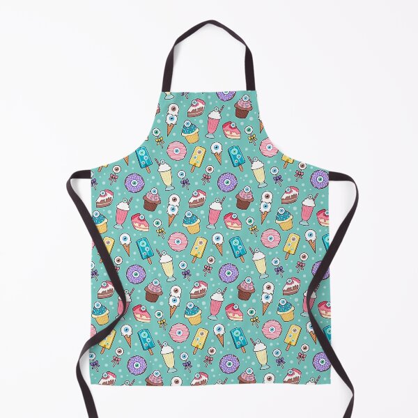 Item preview, Eyeball Desserts Pattern (Seafoam) designed and sold by aliasblackbird.