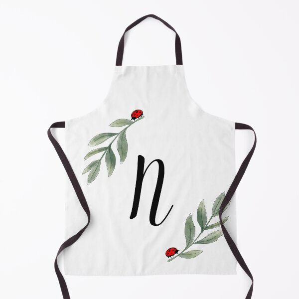Item preview, The Letter "N" With Ladybugs And Green Leaves. designed and sold by LisaDesigns323.