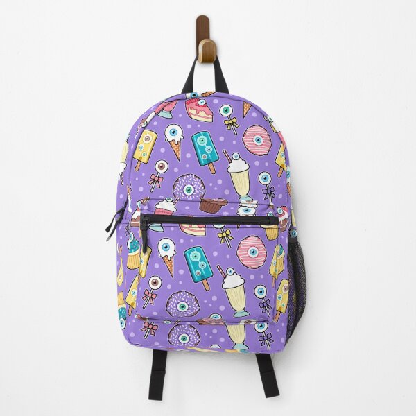 Item preview, Eyeball Desserts Pattern (Purple) designed and sold by aliasblackbird.