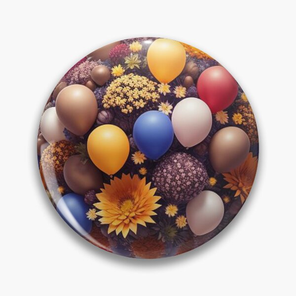 Item preview, Beautiful Balloon and Flower Arrangement designed and sold by ZeeArtStudio.