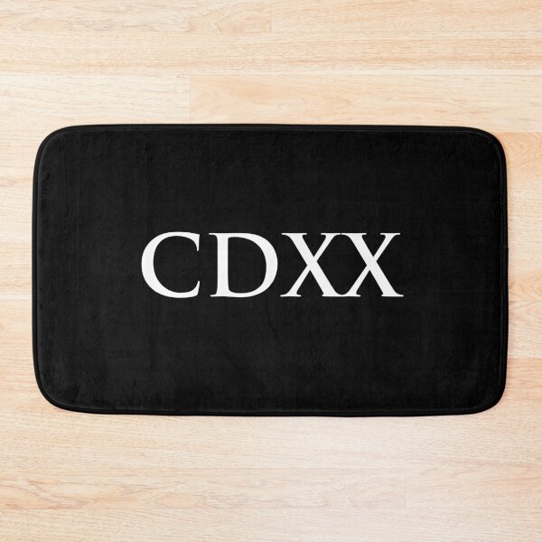 Item preview, Number 420 Roman Numeral CDXX Black and White designed and sold by NECHSTORE.