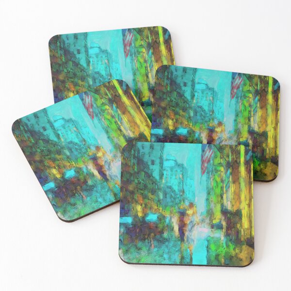 Item preview, New Yorker In Rain designed and sold by ArtOfCrimson.