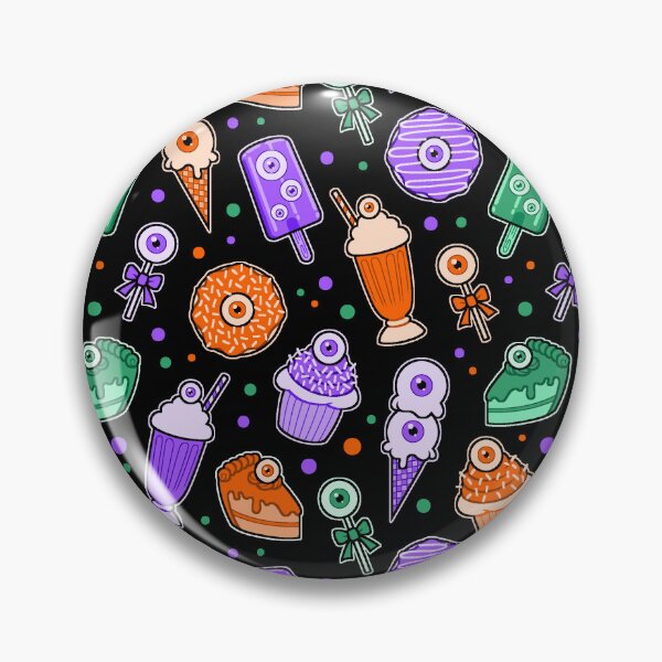 Item preview, Eyeball Desserts Pattern (Halloween) designed and sold by aliasblackbird.