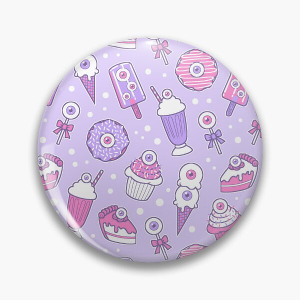 Item preview, Eyeball Desserts Pattern (Pastel) designed and sold by aliasblackbird.