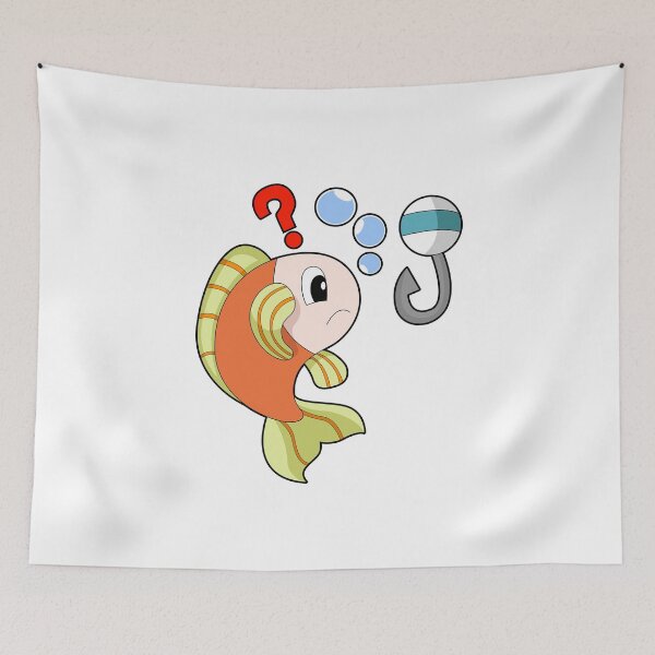 Item preview, Fish Angler Fishing hook Fishing designed and sold by Snabdesign84.