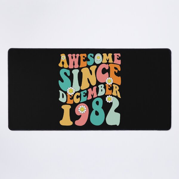 Item preview, Awesome Since December 1982 | Made In 1982 | Retro Groovy Birthday designed and sold by Christina-grich.