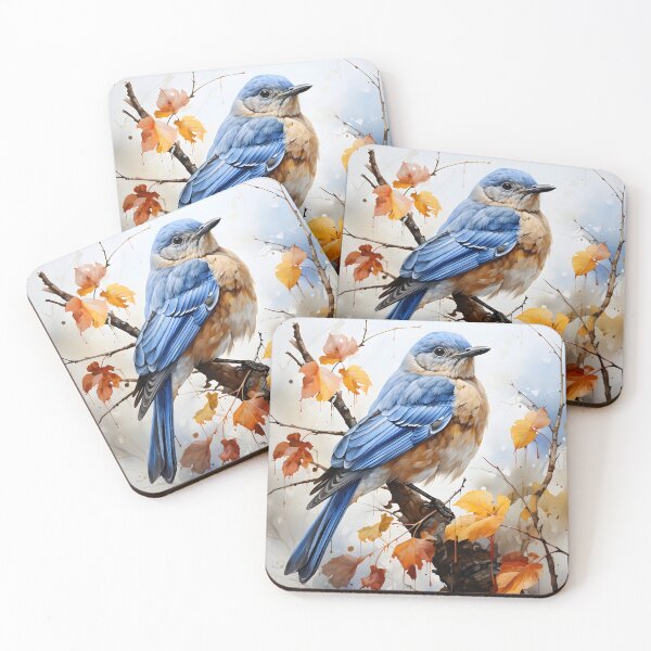Item preview, Serenade of the Eastern Blue bird I By Ava Lawson designed and sold by TheAbayArt.