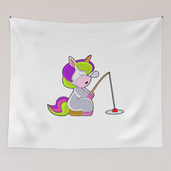 Item preview, Unicorn Angler Fishing rod Fishing designed and sold by Snabdesign84.