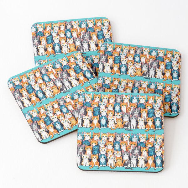 Item preview, Cute colorful kittens designed and sold by bellicose25.