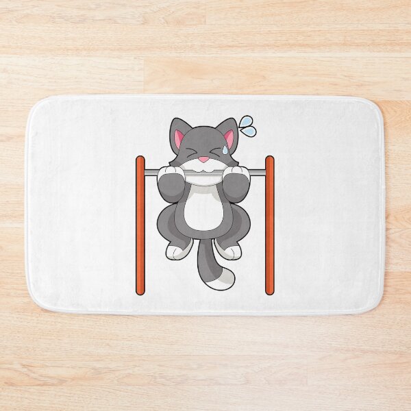 Item preview, Cat Bodybuilder Pull ups Bodybuilding designed and sold by Snabdesign84.