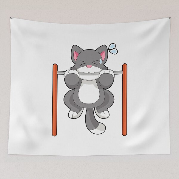 Item preview, Cat Fitness Pull ups Sports designed and sold by Snabdesign84.