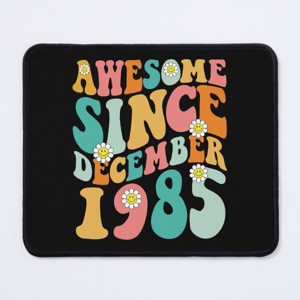 Item preview, Awesome Since December 1985 | Made In 1985 | Retro Groovy Birthday designed and sold by Christina-grich.