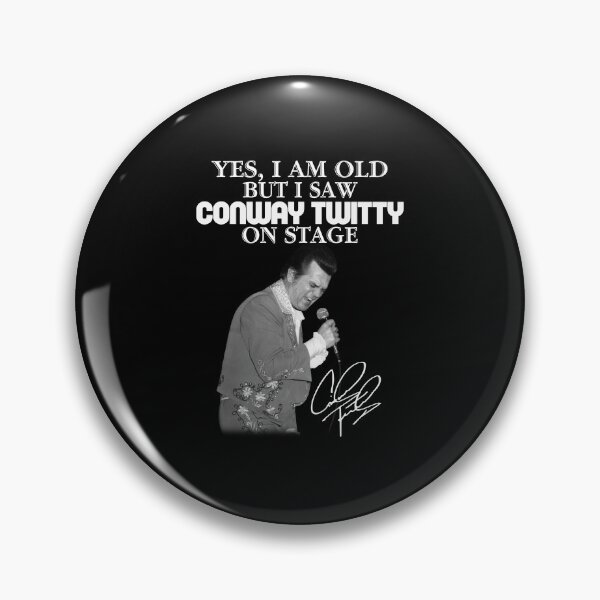 Item preview, Yes I Am Old But I Saw Conway music Twitty On Stage Signature designed and sold by madrigaltipha.