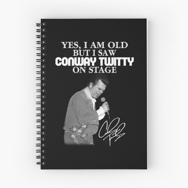 Item preview, Yes I Am Old But I Saw Conway music Twitty On Stage Signature designed and sold by madrigaltipha.