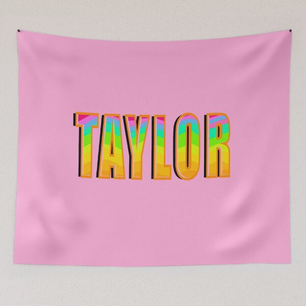 Item preview, Taylor girls name woman’s first name in bold rainbow calligraphy text. Cute personalised personalized customized name Gift for Taylor designed and sold by Artonmytee.